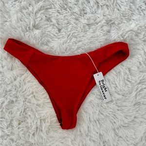 BrightSwimwear red barbados bottom size small